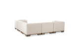 OA-1048-34 June Classic L - Shaped Modular Sectional Oatmeal