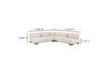 OA-1050-34 June Corner Modular Sectional Oatmeal
