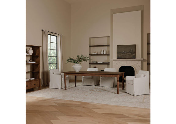 OA-1051-34 Lydia Slipcover Dining Chair Beige