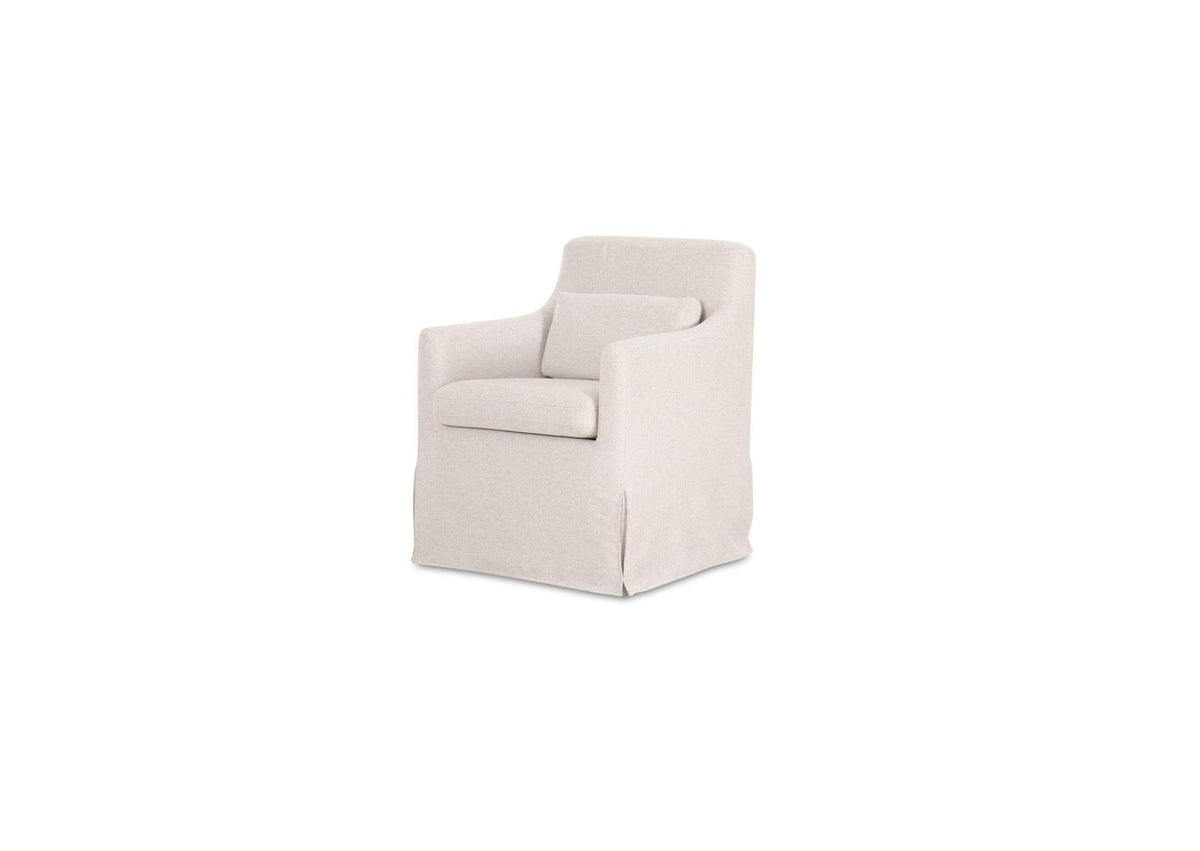 OA-1051-34 Lydia Slipcover Dining Chair Beige
