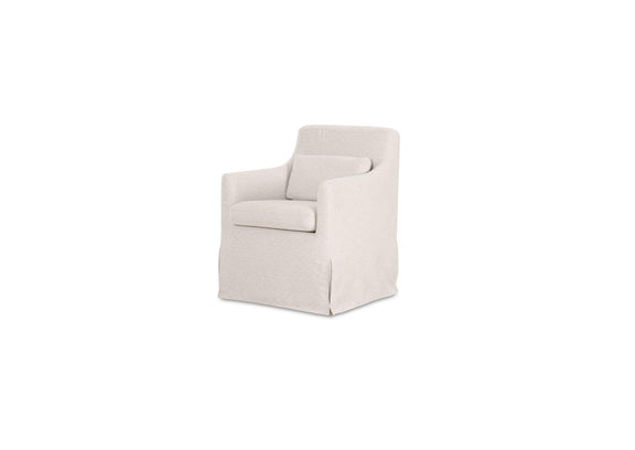 OA-1051-34 Lydia Slipcover Dining Chair Beige