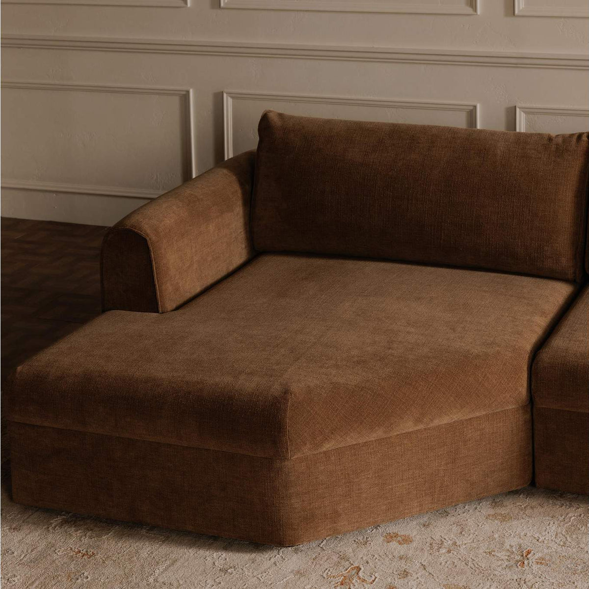 OA-1058-39-L-0 Madrid Left Sectional Taupe