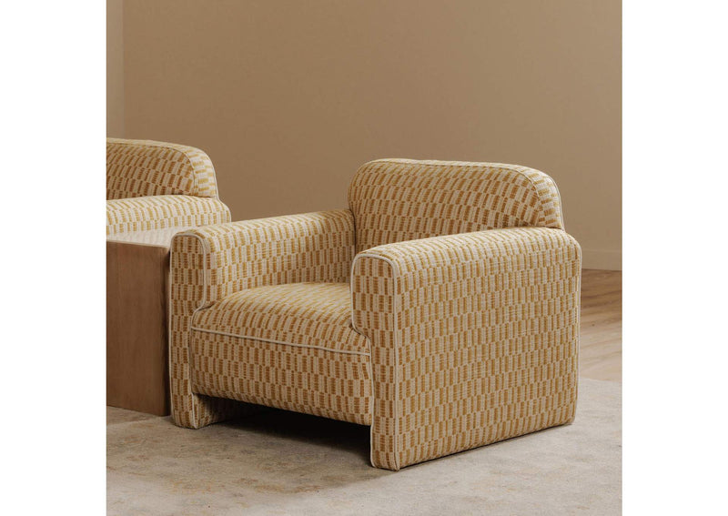 OA-1059-08 Leo Accent Chair Chartreuse