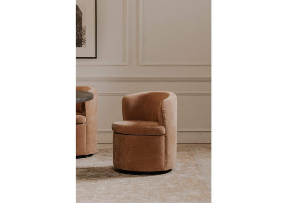 OA-1074-33 Dane Swivel Dining Chair Heritage Pink