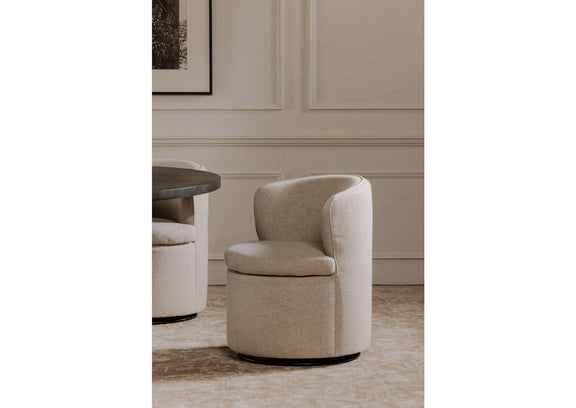 OA-1074-34 Dane Swivel Dining Chair Oatmeal