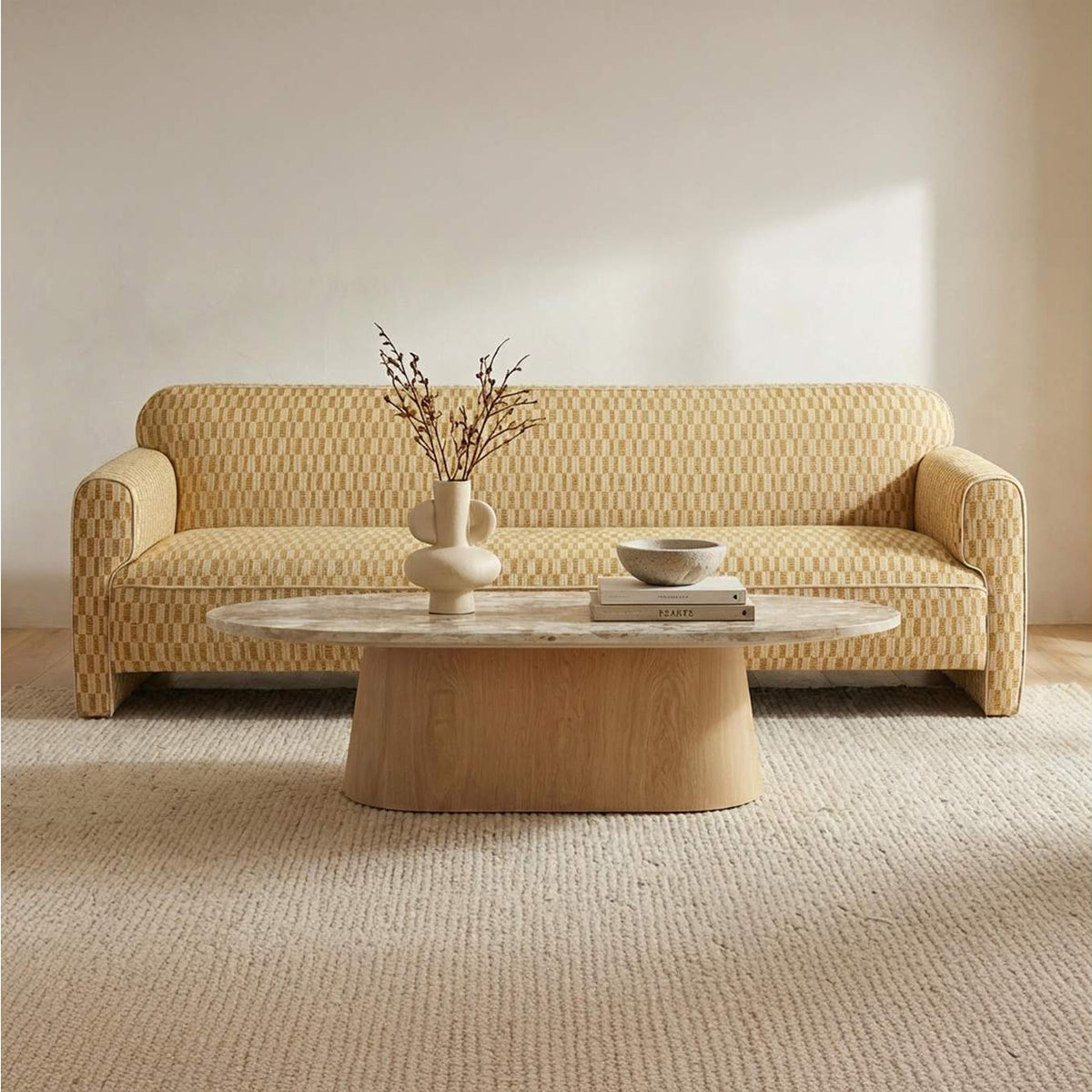 OA-1076-08 Leo Sofa Chartreuse