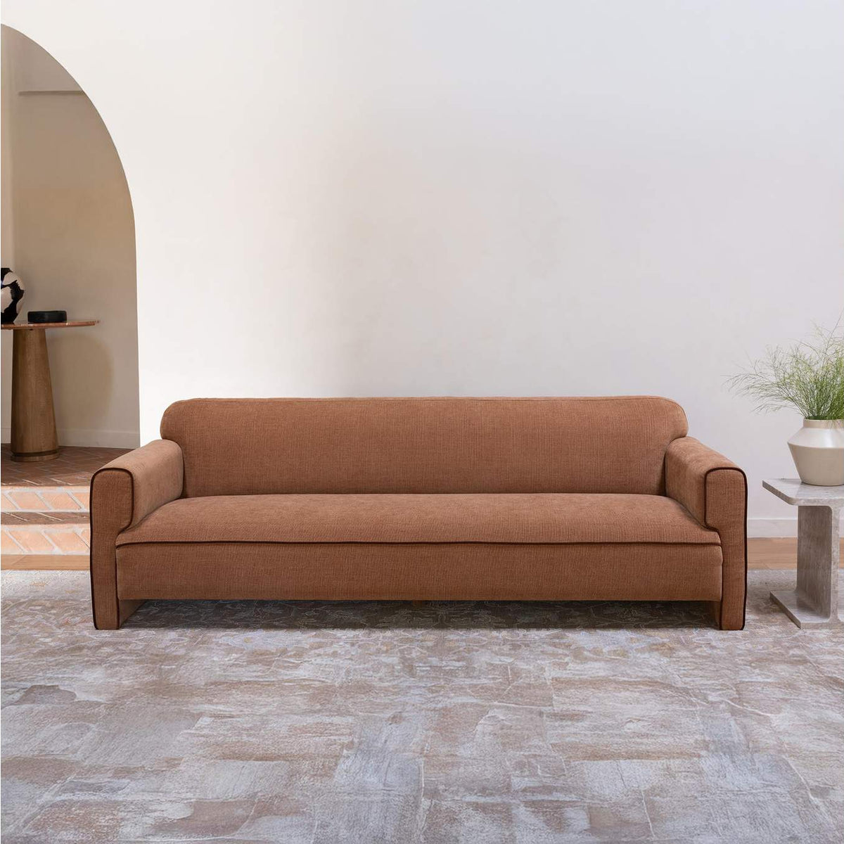 OA-1076-21 Leo Sofa Light Brown