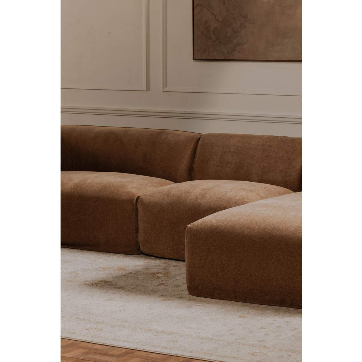 OA-1078-03 Isla Left Arm Facing Chair Mocha