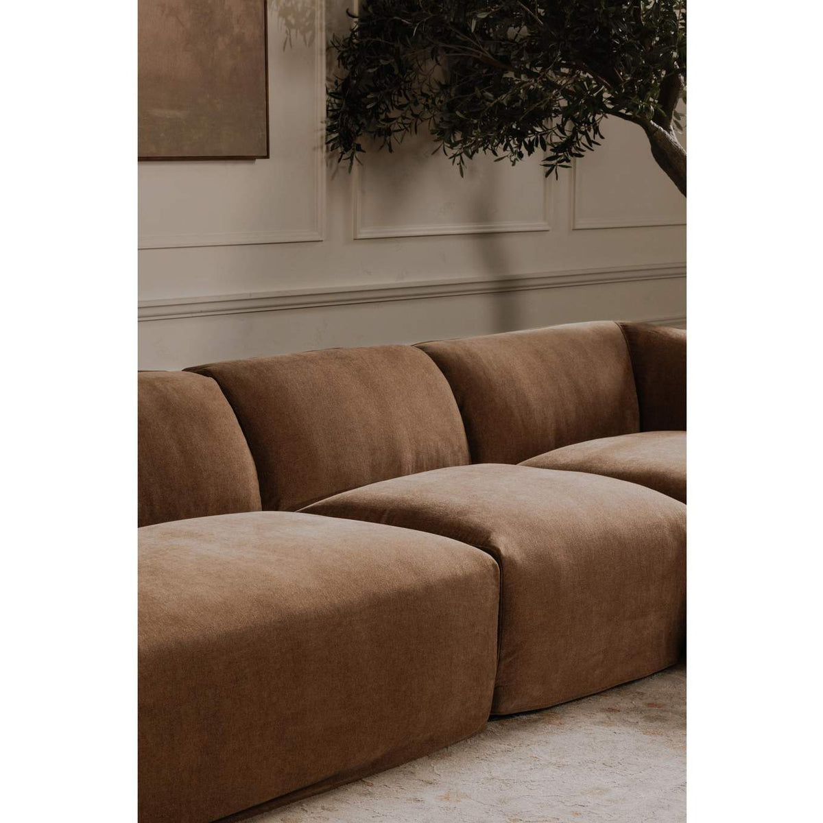 OA-1084-03 Isla Right Arm Facing Chaise Mocha