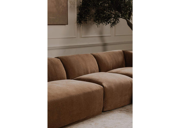 OA-1084-03 Isla Right Arm Facing Chaise Mocha
