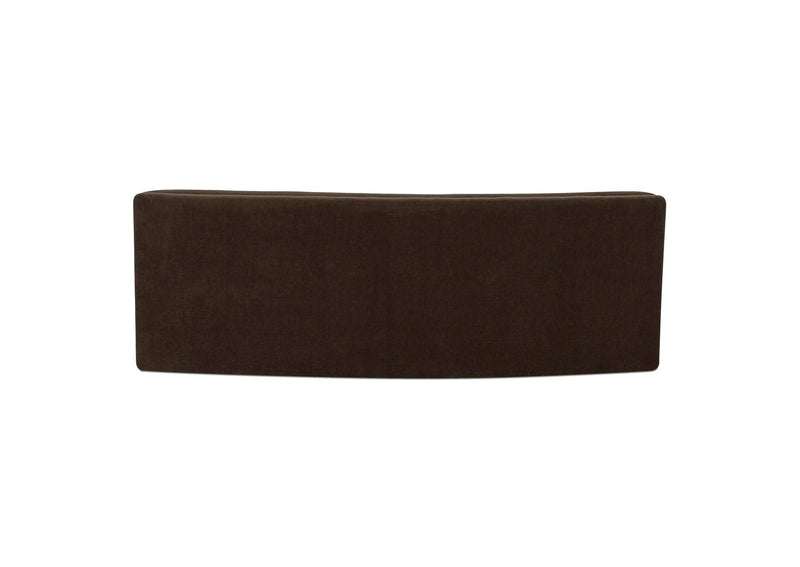 OA-1092-20 Naomi Concave Sofa Dark Brown