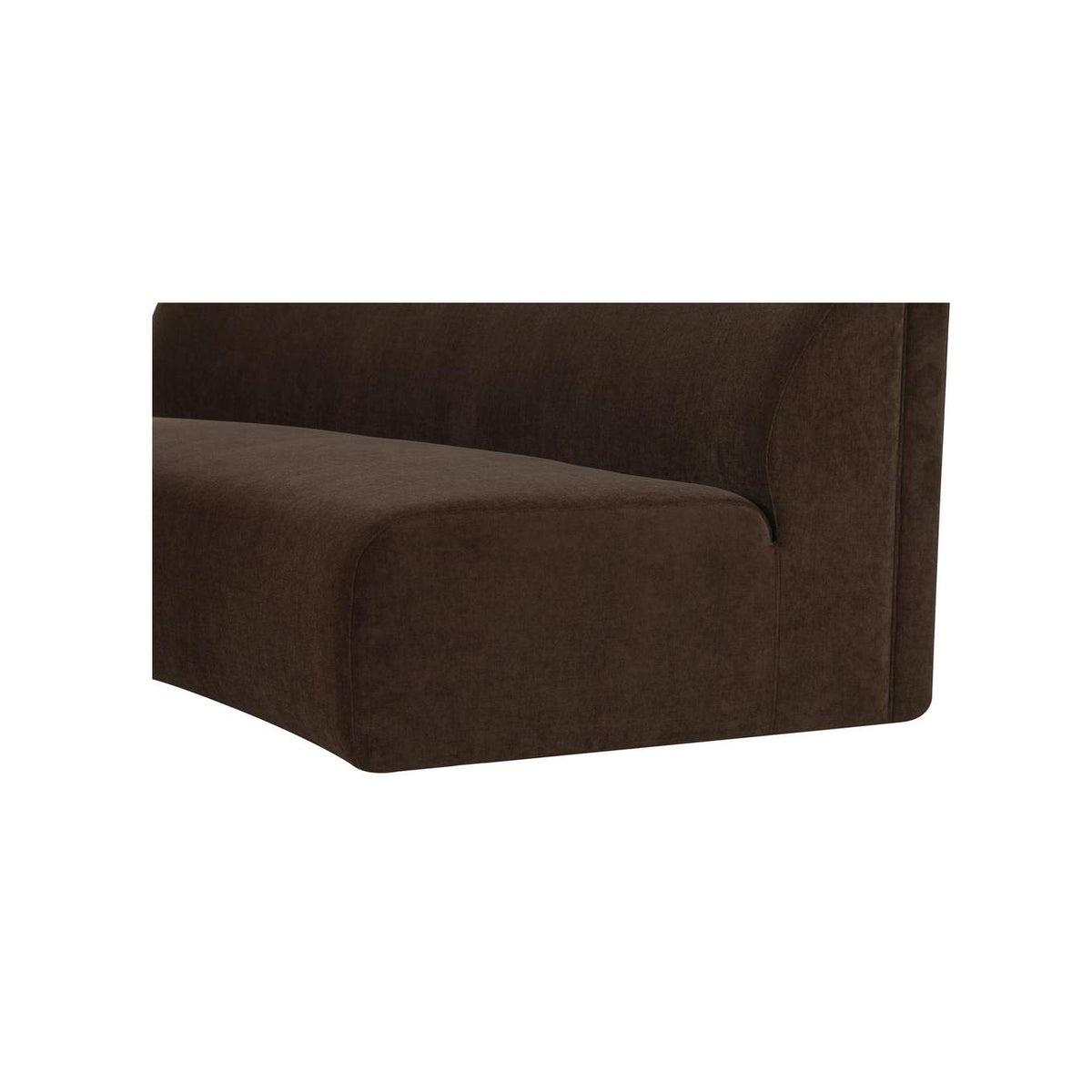 OA-1092-20 Naomi Concave Sofa Dark Brown