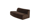 OA-1093-20 Naomi Convex Sofa Dark Brown