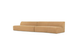 OA-1094-09 Naomi 2 Piece Wave Modular Sectional Golden Yellow