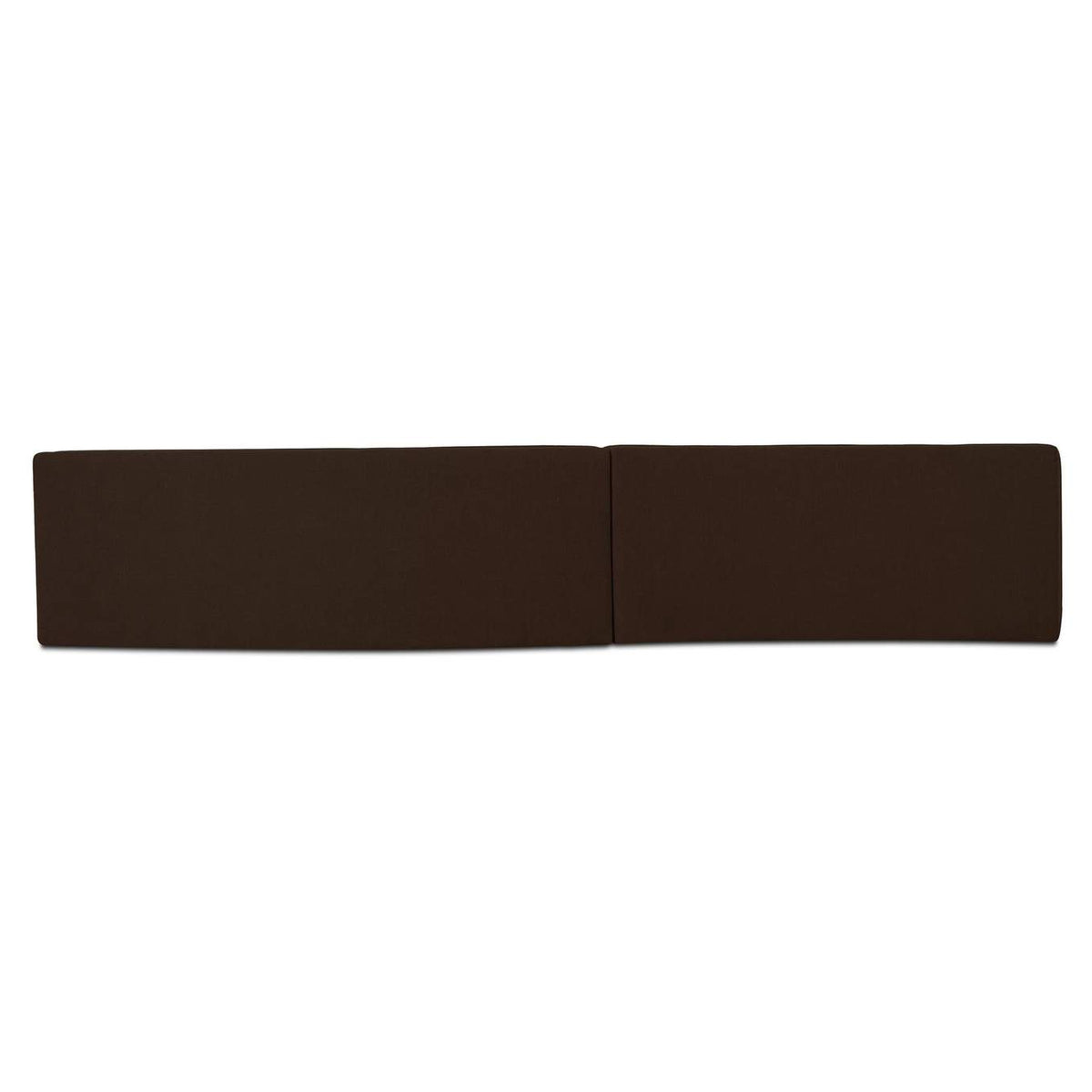 OA-1094-20 Naomi 2 Piece Wave Modular Sectional Dark Brown