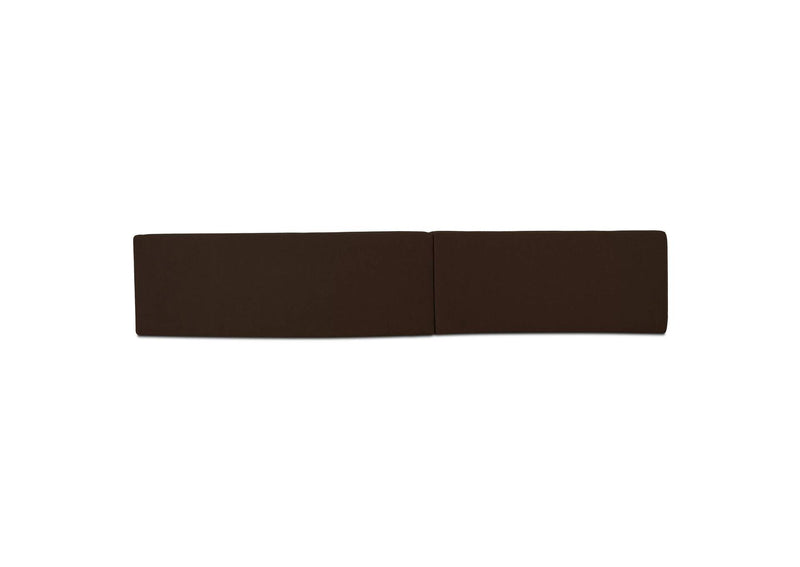 OA-1094-20 Naomi 2 Piece Wave Modular Sectional Dark Brown