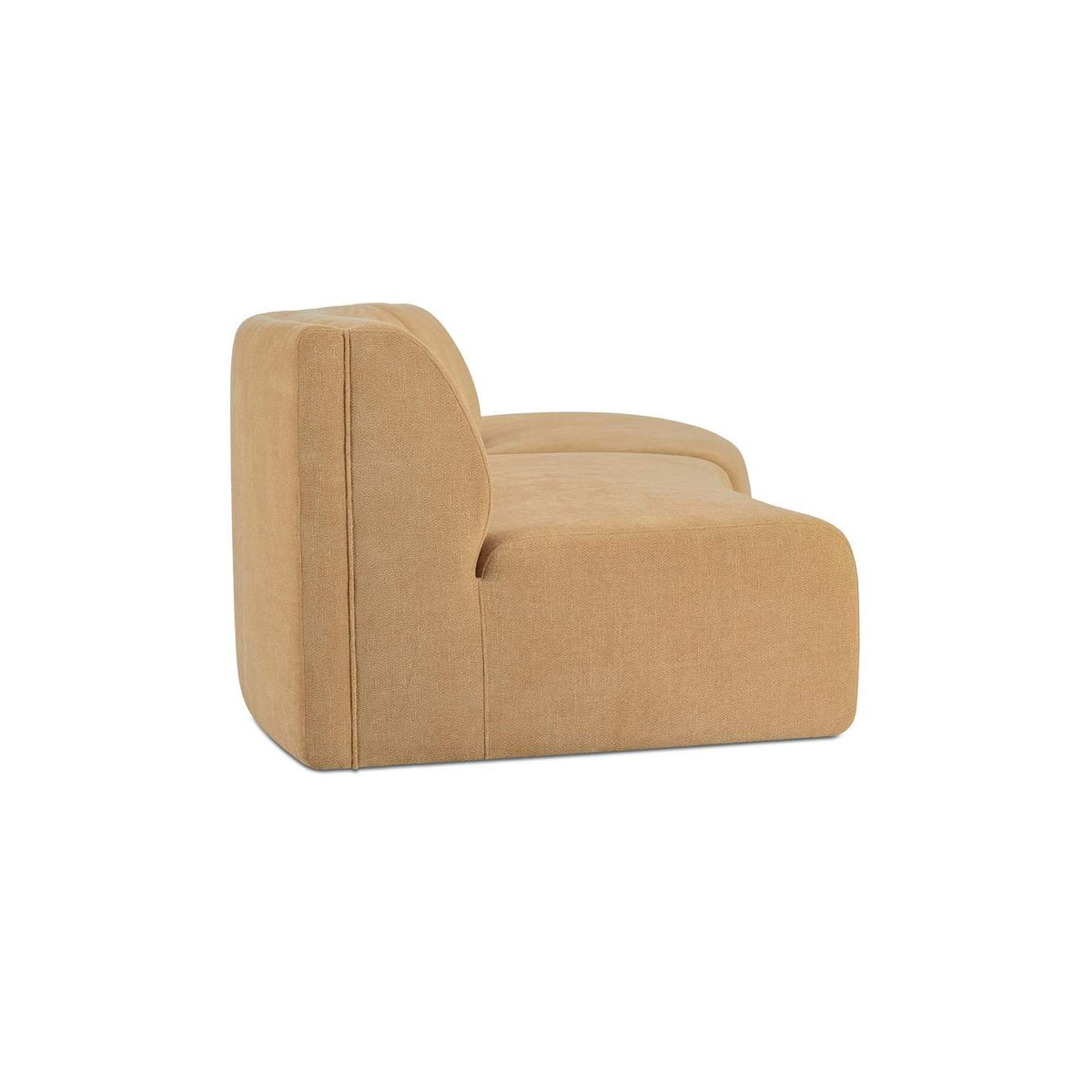 OA-1095-09 Naomi 2 Piece Concave Modular Sectional Golden Yellow