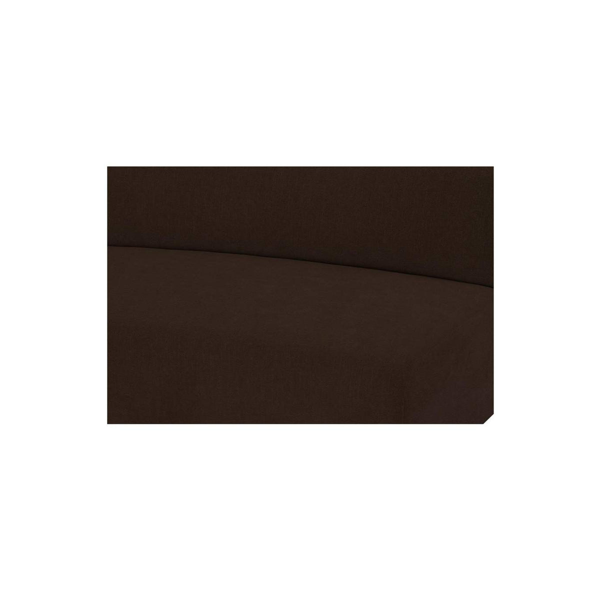 OA-1095-20 Naomi 2 Piece Concave Modular Sectional Dark Brown