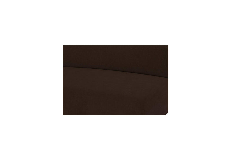 OA-1095-20 Naomi 2 Piece Concave Modular Sectional Dark Brown