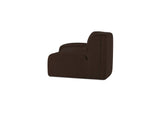 OA-1095-20 Naomi 2 Piece Concave Modular Sectional Dark Brown
