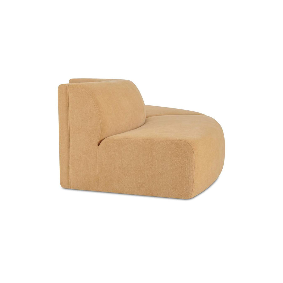 OA-1096-09 Naomi 2 Piece Convex Modular Sectional Golden Yellow