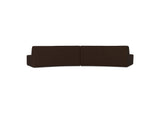 OA-1096-20 Naomi 2 Piece Convex Modular Sectional Dark Brown