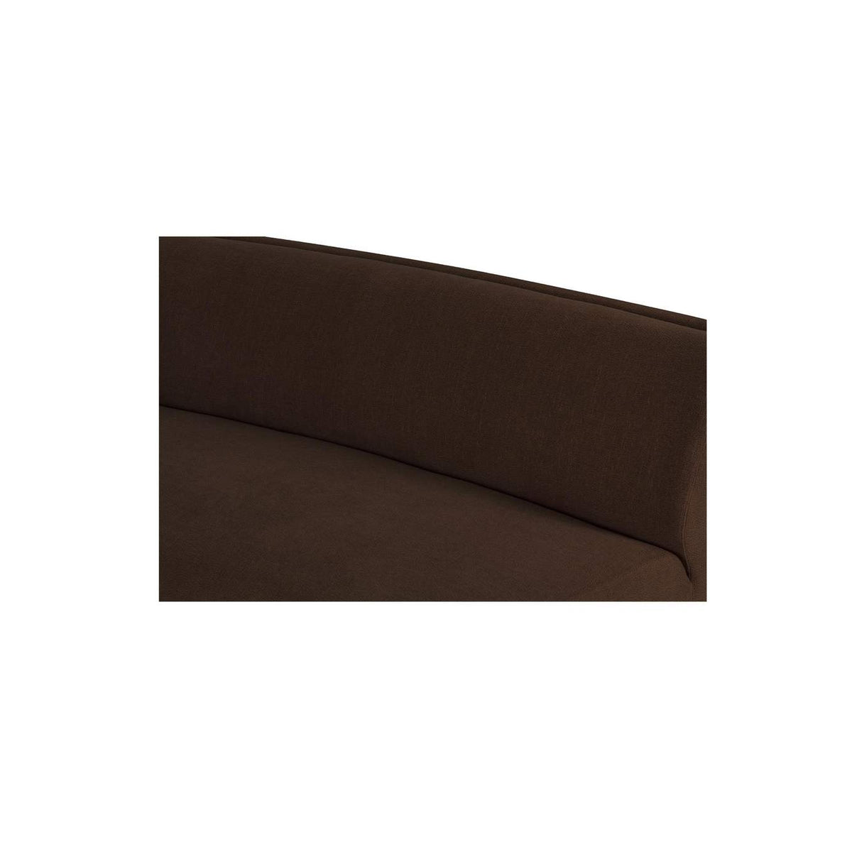 OA-1096-20 Naomi 2 Piece Convex Modular Sectional Dark Brown