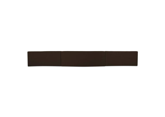 OA-1097-20 Naomi 3 Piece Wave Modular Sectional Dark Brown