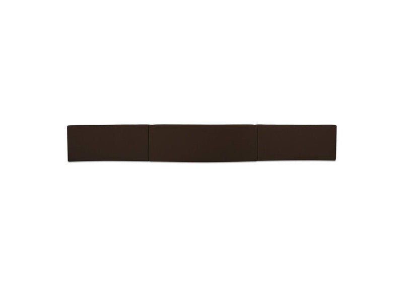 OA-1097-20 Naomi 3 Piece Wave Modular Sectional Dark Brown