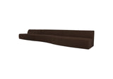 OA-1097-20 Naomi 3 Piece Wave Modular Sectional Dark Brown