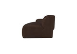 OA-1097-20 Naomi 3 Piece Wave Modular Sectional Dark Brown