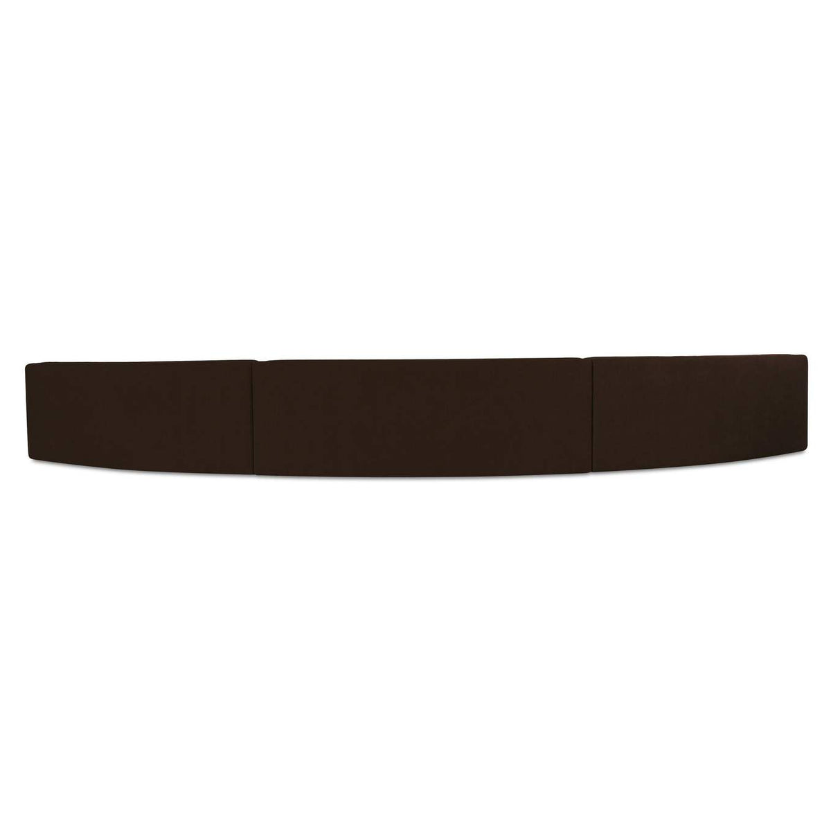 OA-1098-20 Naomi 3 Piece Concave Modular Sectional Dark Brown