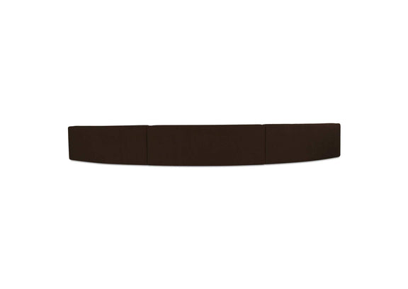 OA-1098-20 Naomi 3 Piece Concave Modular Sectional Dark Brown