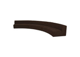 OA-1098-20 Naomi 3 Piece Concave Modular Sectional Dark Brown