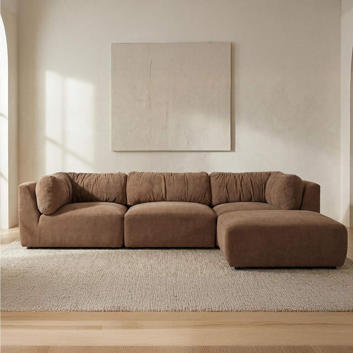 OA-1106-39 Matina Lounge Modular Sectional Taupe