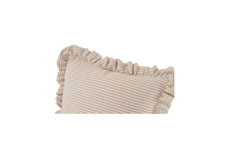 OA-1110-37 Betty 20 Inch Cushion Beige Stripe
