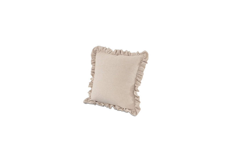 OA-1110-37 Betty 20 Inch Cushion Beige Stripe