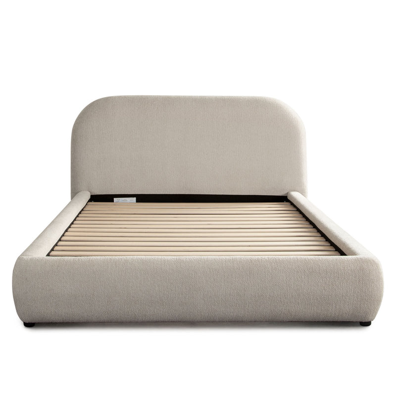 Ocean Bed with Mattress Platform in Birch Performance Fabric