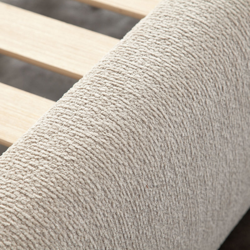 Ocean Bed with Mattress Platform in Birch Performance Fabric