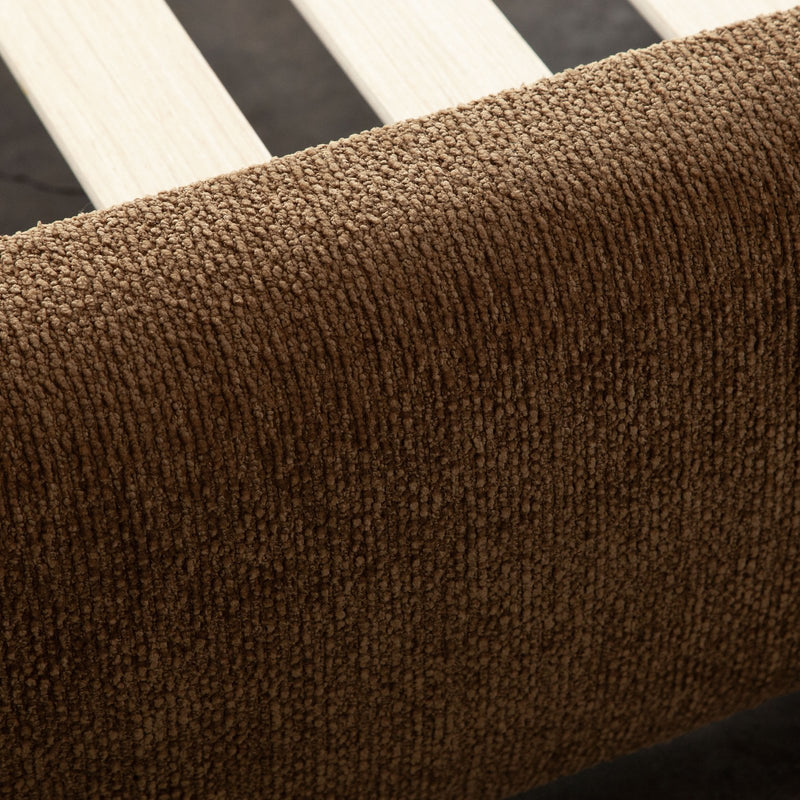 Ocean Bed with Mattress Platform in Dune Medal Bronze Performance Fabric