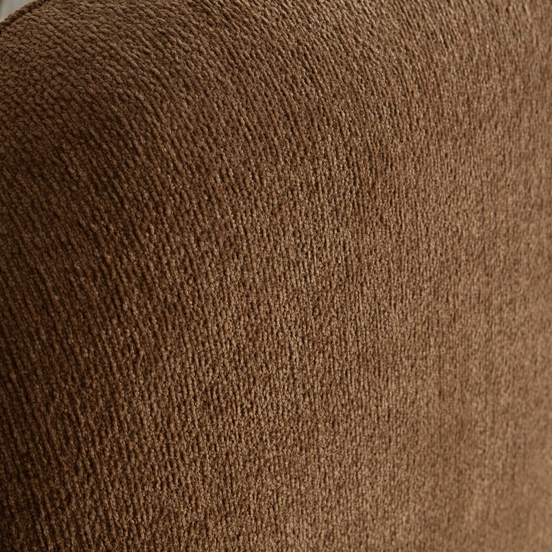 Ocean Bed with Mattress Platform in Dune Medal Bronze Performance Fabric