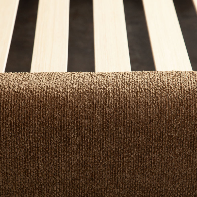 Ocean Bed with Mattress Platform in Dune Medal Bronze Performance Fabric