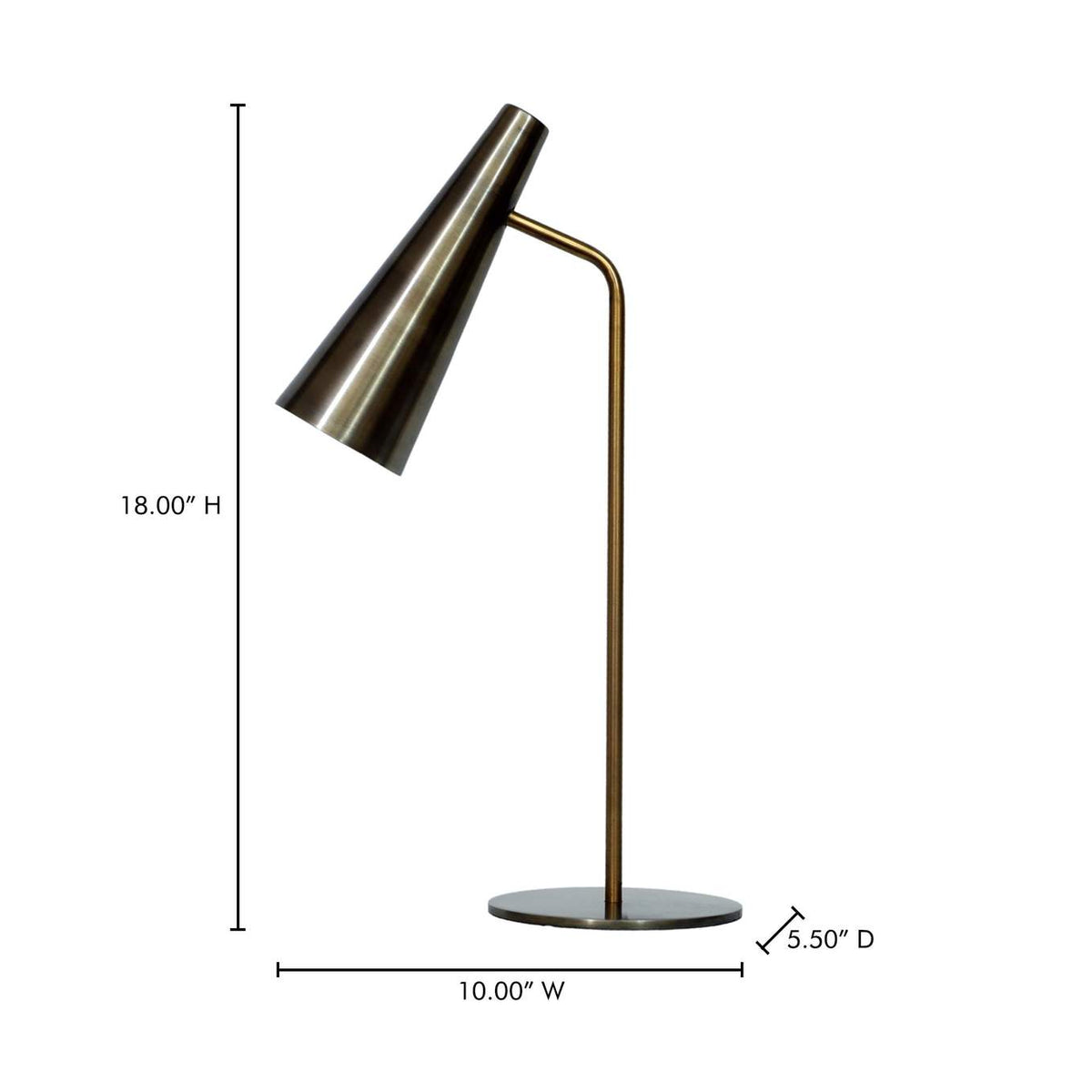 OD-1006-51 Trumpet Table Lamp Gold