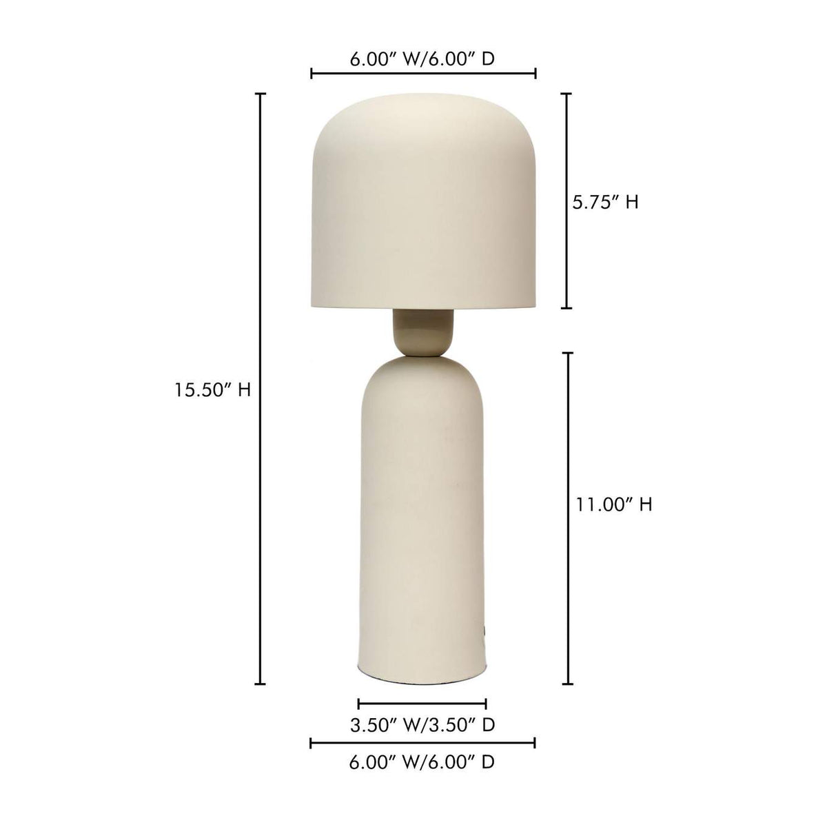 OD-1019-34 Echo Lamp Cream