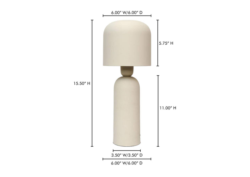 OD-1019-34 Echo Lamp Cream