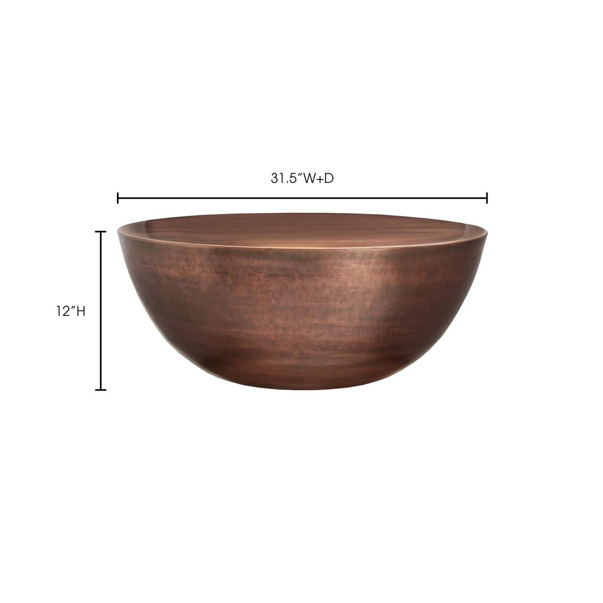 OT-1002-42 Conga Coffee Table Copper