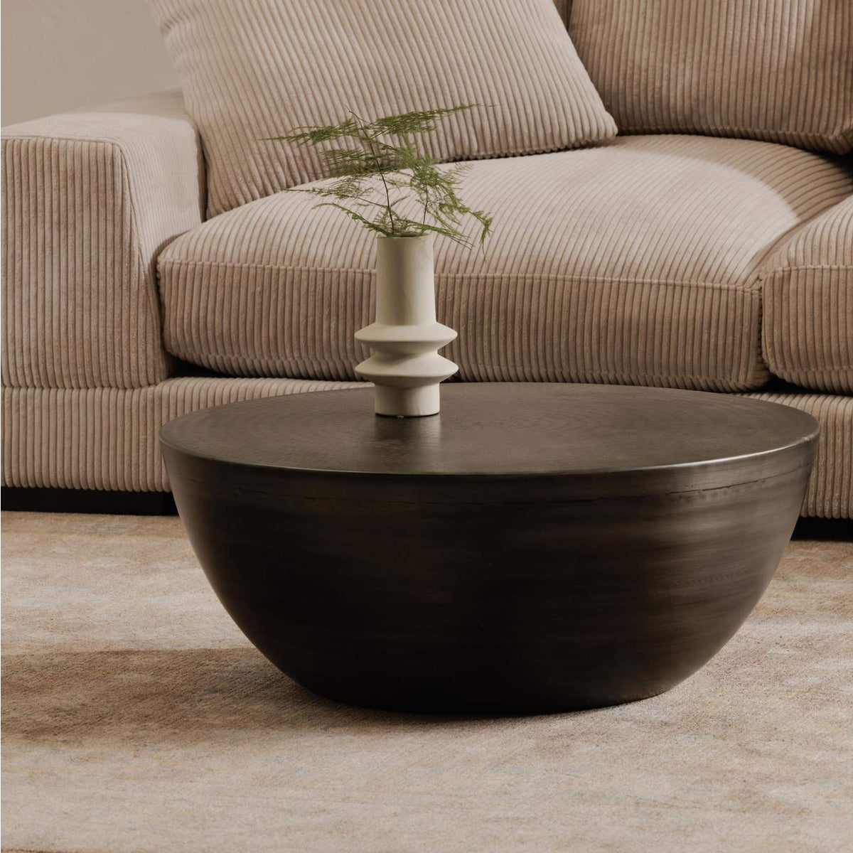 OT-1002-54 Conga Coffee Table Antique Zinc