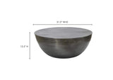 OT-1002-54 Conga Coffee Table Antique Zinc