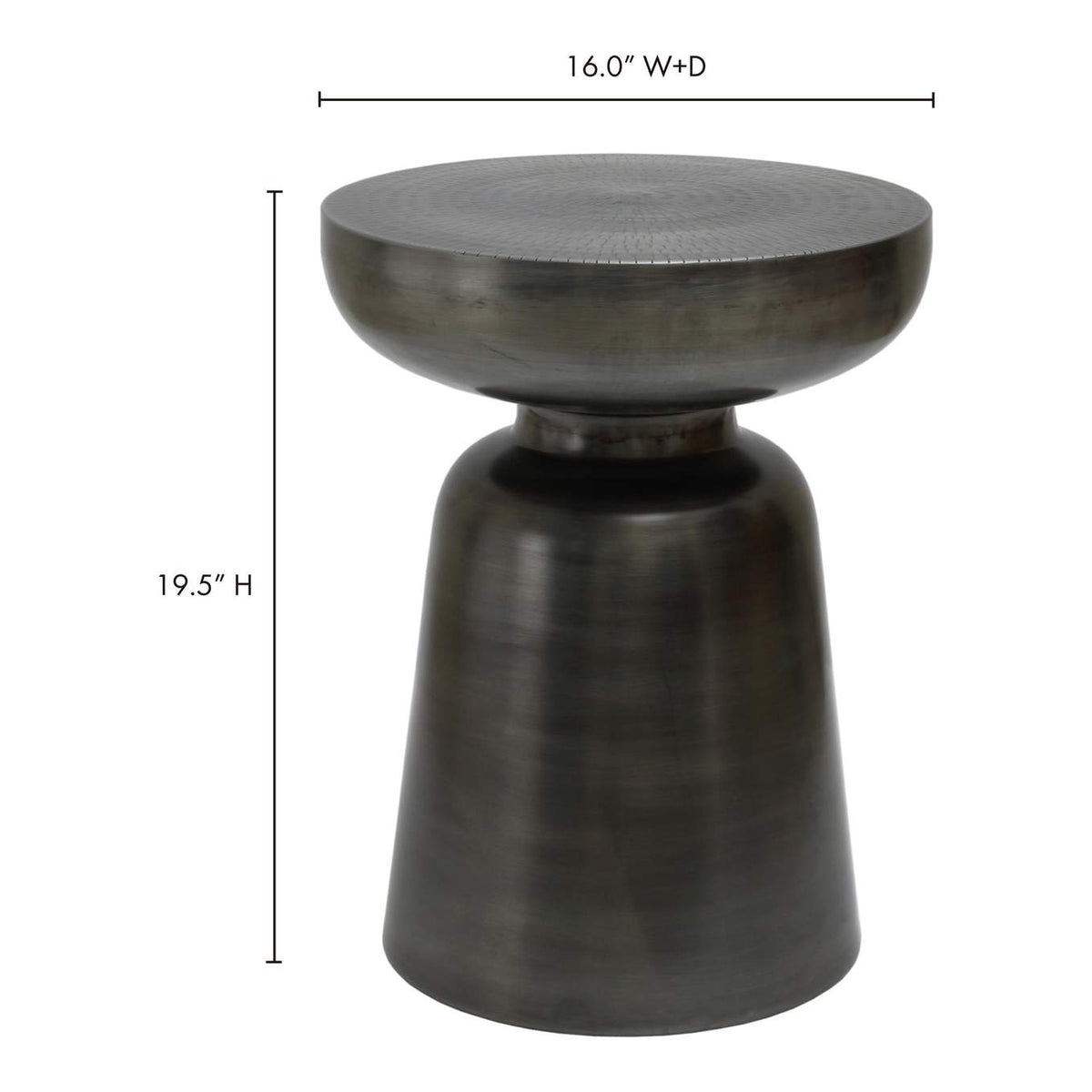 OT-1003-54 Arthur Accent Table Antique Nickel