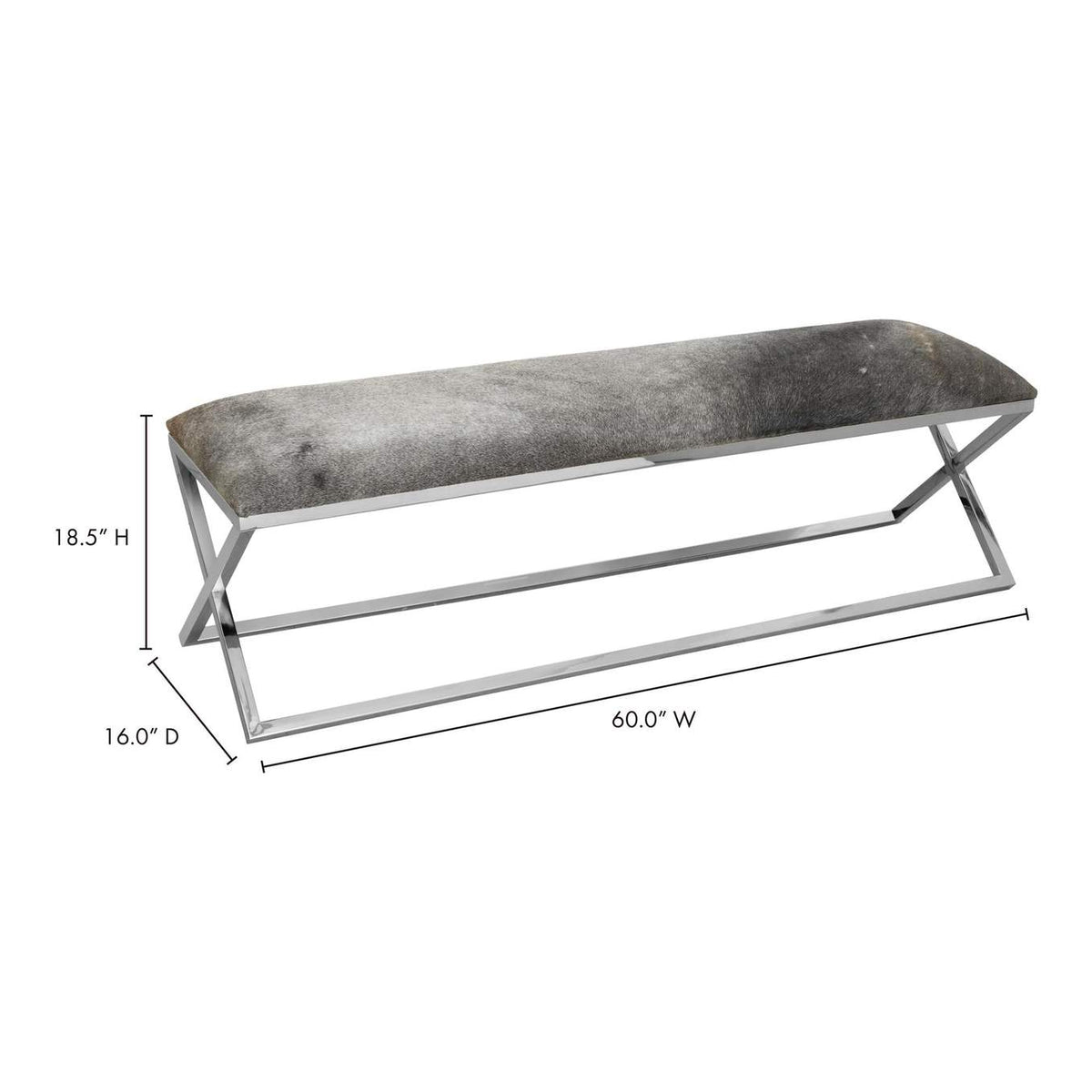 OT-1011-15 Rossi Bench Grey